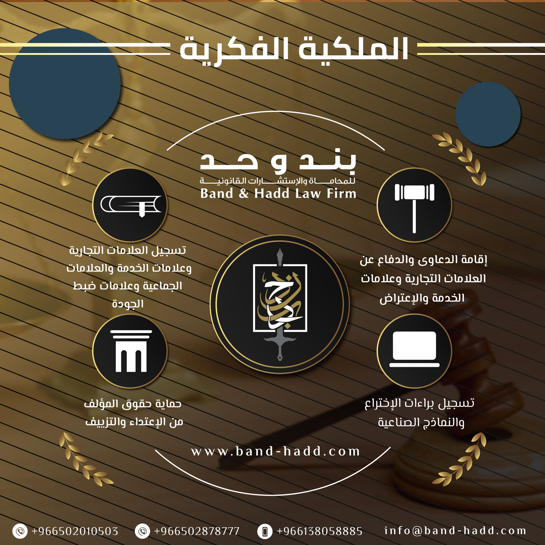 شركة متميزة في قضايا الملكية الفكرية في الخبر